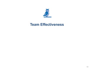 Team Effectiveness
63
 