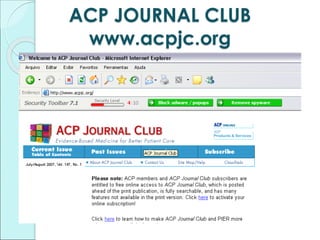 ACP JOURNAL CLUB
www.acpjc.org
 