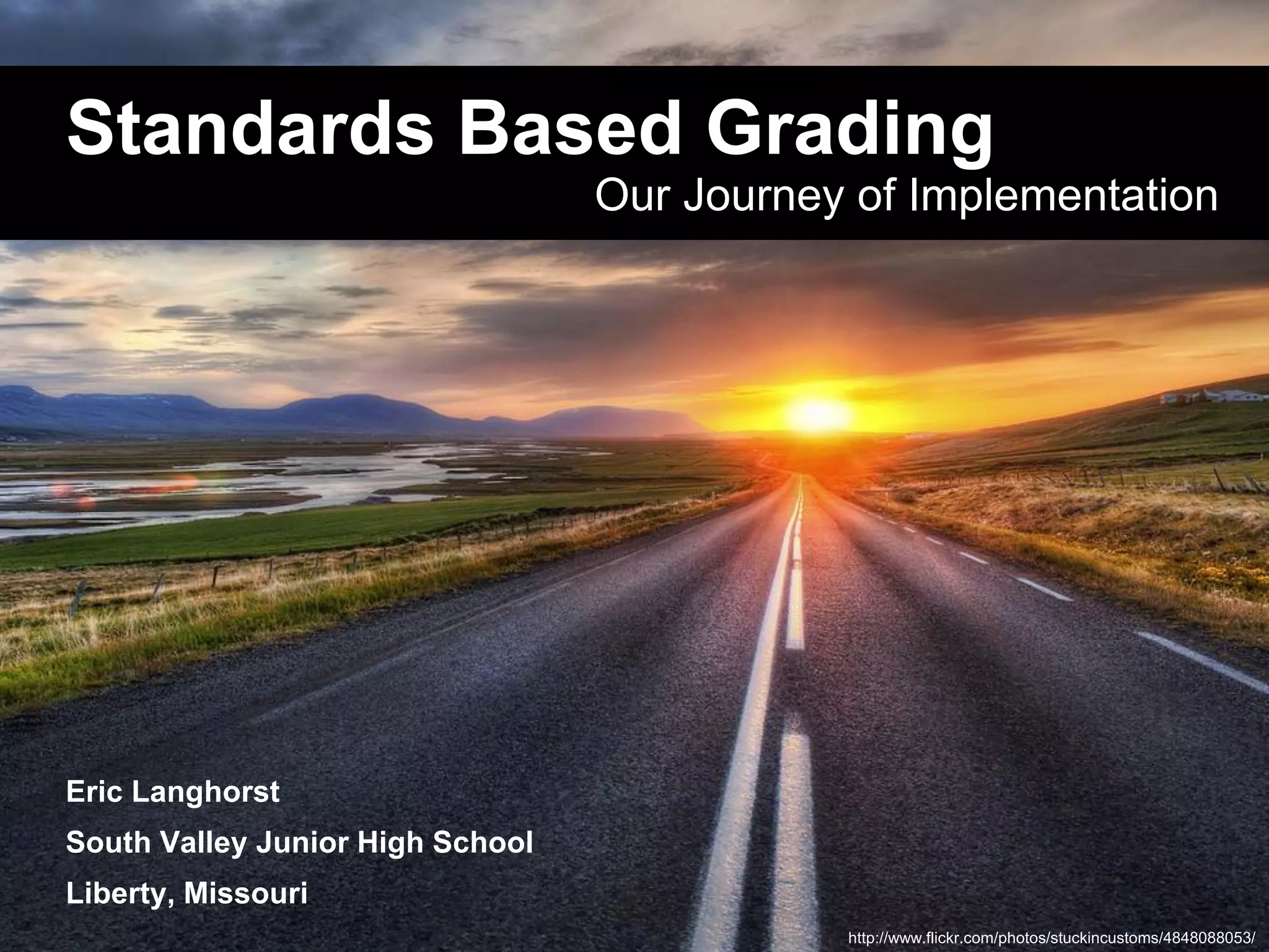Standards Based Grading PPT