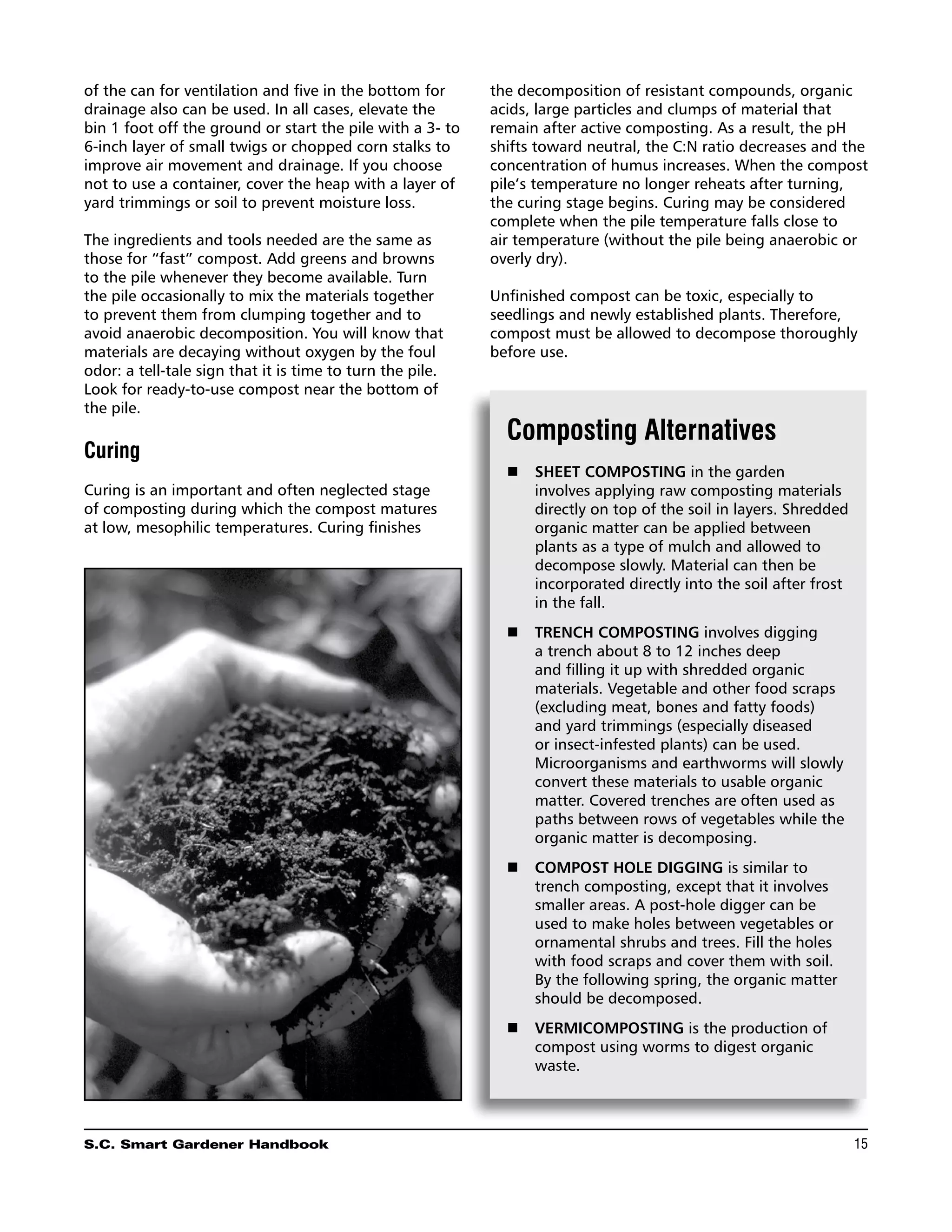 South Carolina Smart Gardener Handbook | PDF