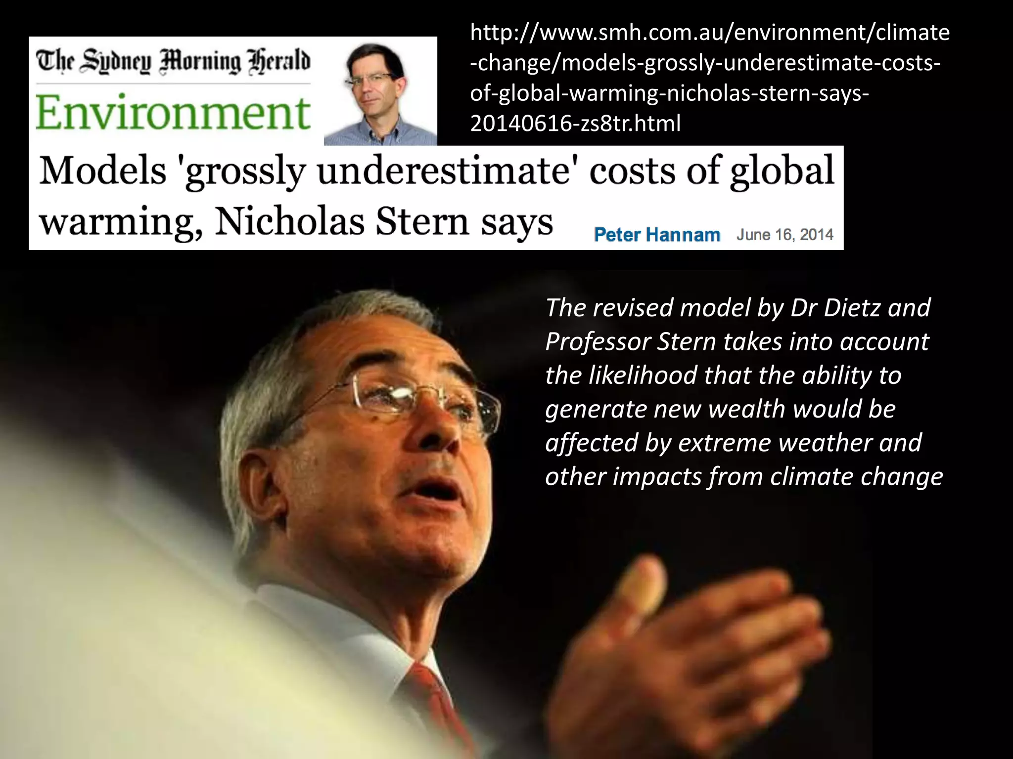 What smart business needs to know about the economics of climate change ...