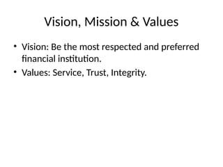 Mission Reespected State Bank of India: Banking Leader and secure | PPTX