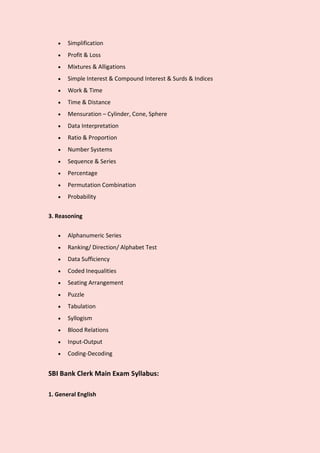 SBI Bank PO Vs Clerk Exam Which Is Best For You | PDF