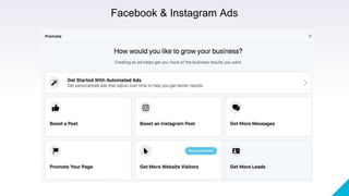 Facebook & Instagram Ads
 
