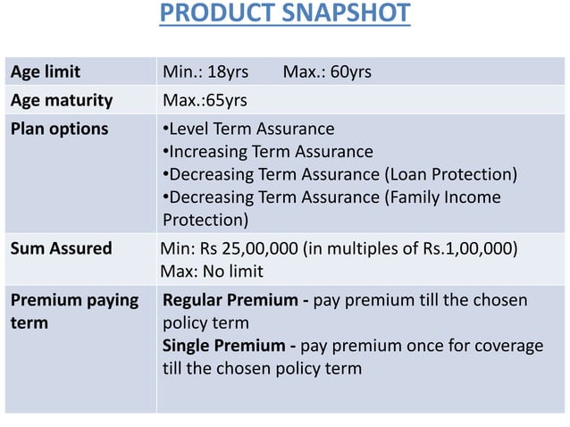 Sbi life insurance project | PPT