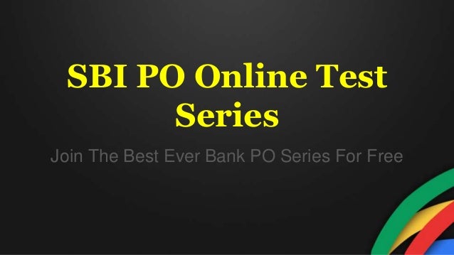 Image result for sbi test series bank