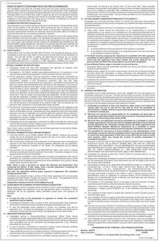Sbi Guidelines.pdf Sbi recruitment of_assistants_clerical_cadre | PDF