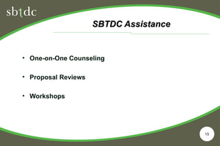 SBIR/STTR Introduction, presented by John Ujvari