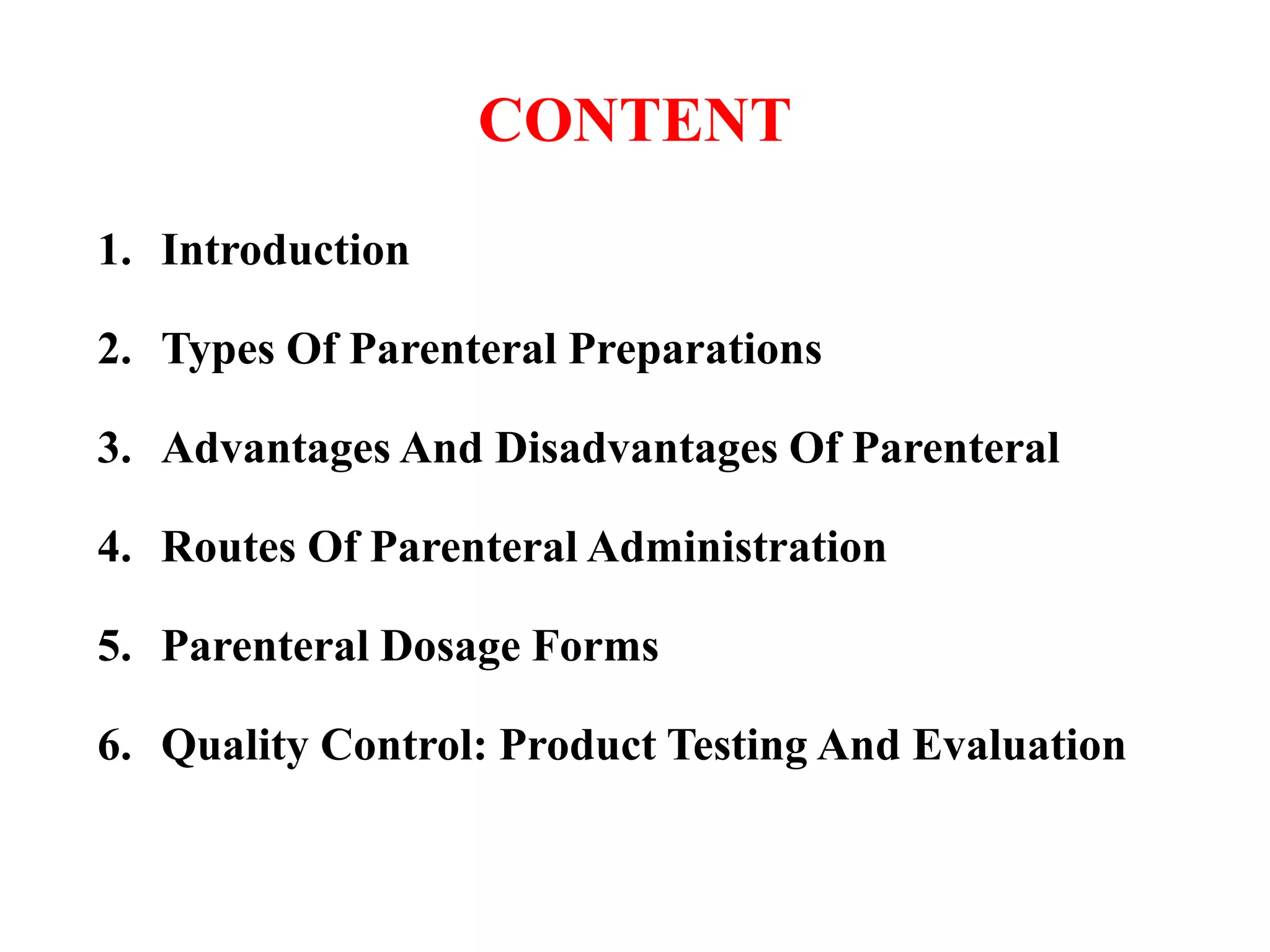 PARENTERAL DRUG DELIVERY SYSTEM | PPTX