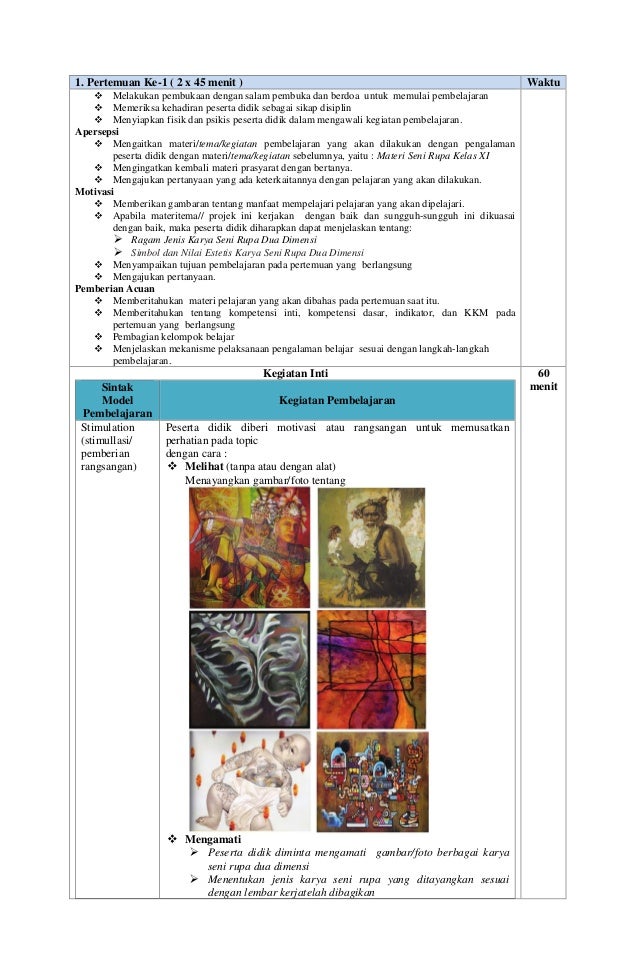 Rpp Sеnі Budaya Smа Kеlаѕ Xіi