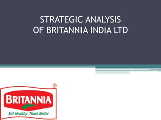 STRATEGIC ANALYSIS OF BRITANNIA INDIA LTD 