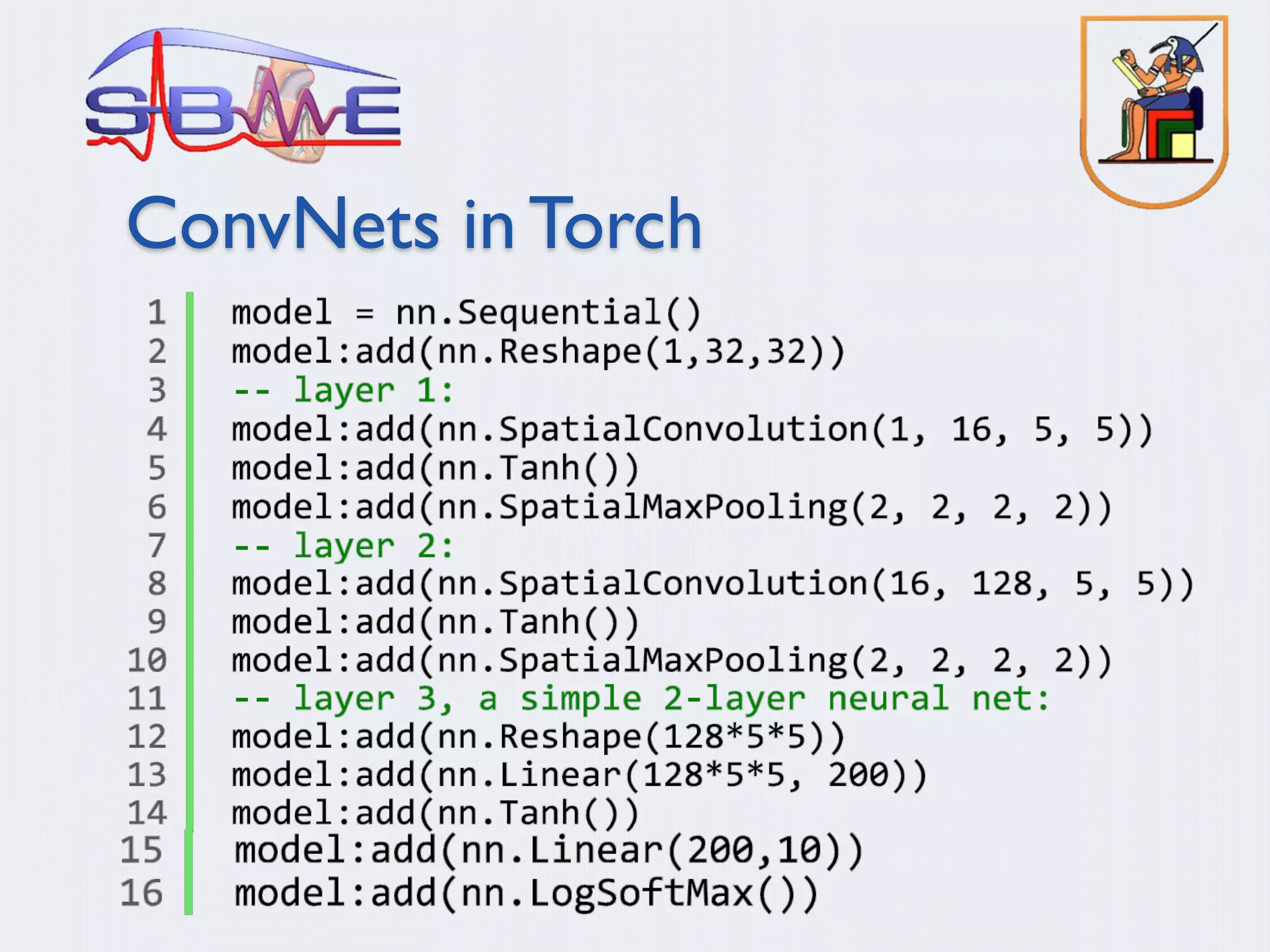 ConvNets in Torch
 