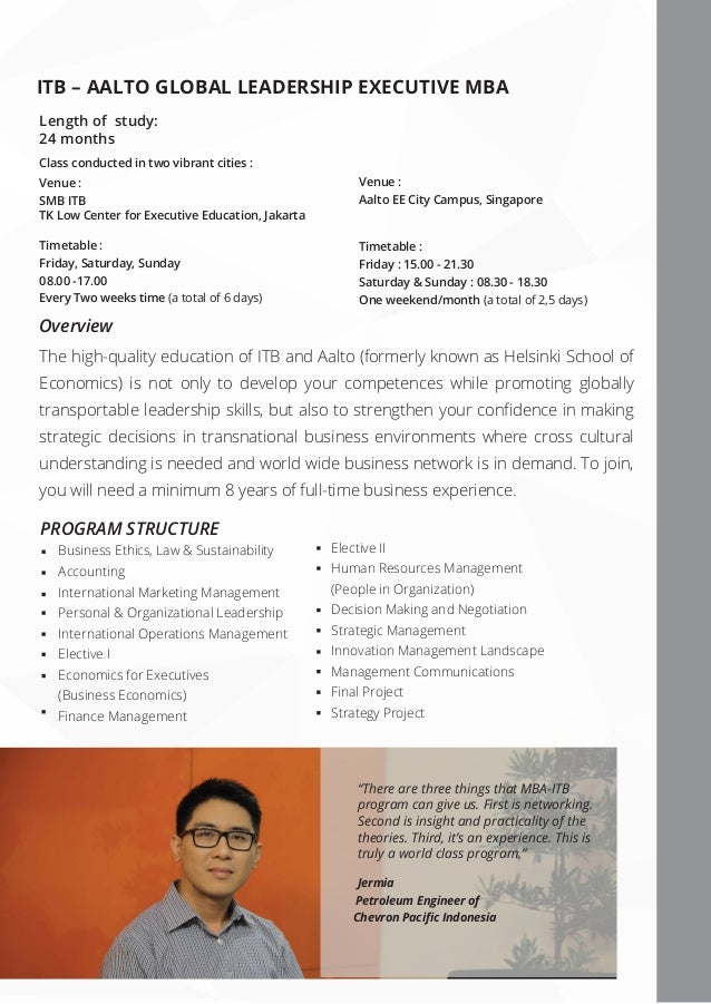 Sbm Itb Jakarta Brochure 2017 Sbm Itb Jakarta Brochure 2017