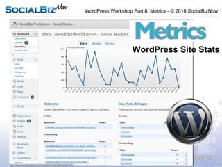 WordPress Site Stats