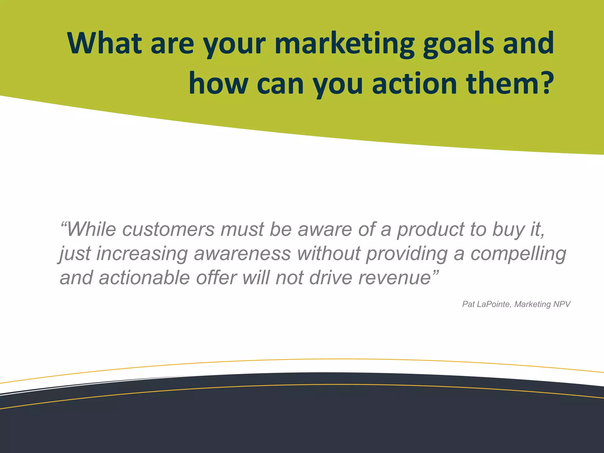 Actioning Your Goals