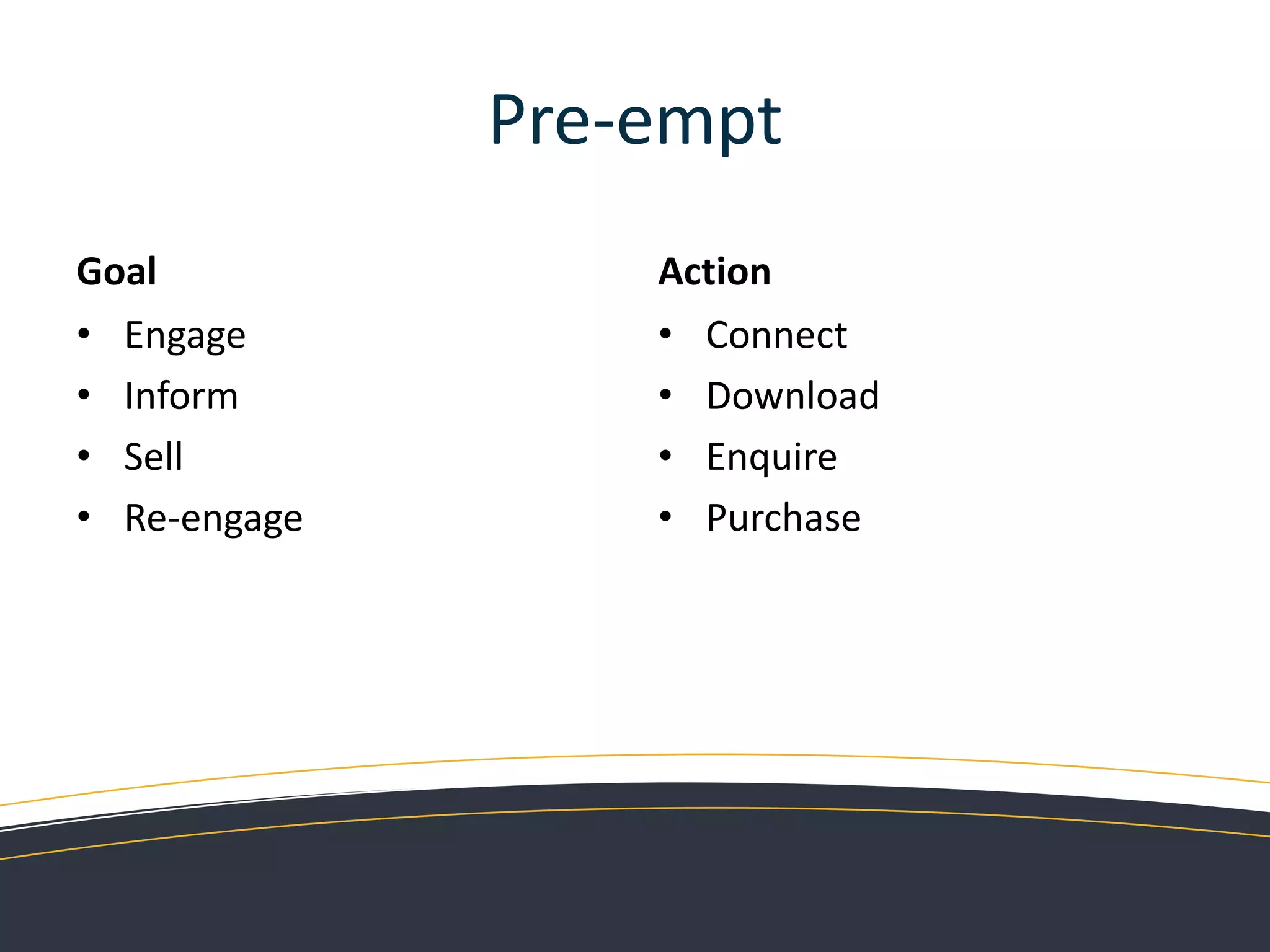 Other Market SegmentsSo… tell us about your customer.