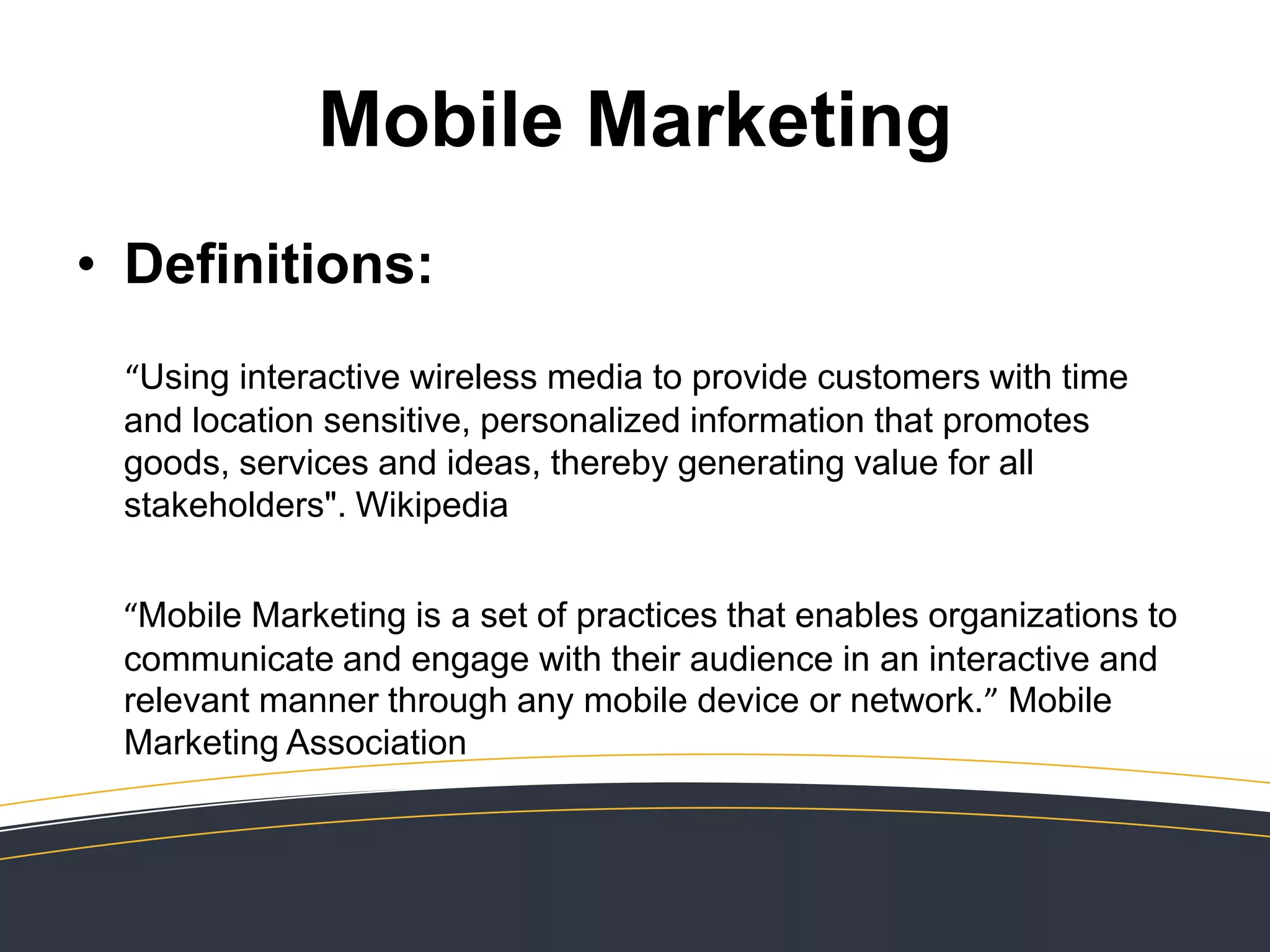 Define your strategy.