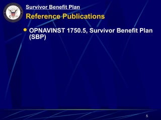 Sbp Checklist Survivor Benefit Plan Sbp | PPT