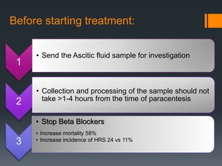 Spontaneous Bacterial peritonitis