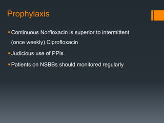 Spontaneous Bacterial peritonitis