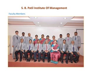 S. B. Patil Institute Of Management
Faculty Members
 