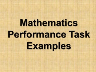 Performance Task Overview in the Modern World | PPTX