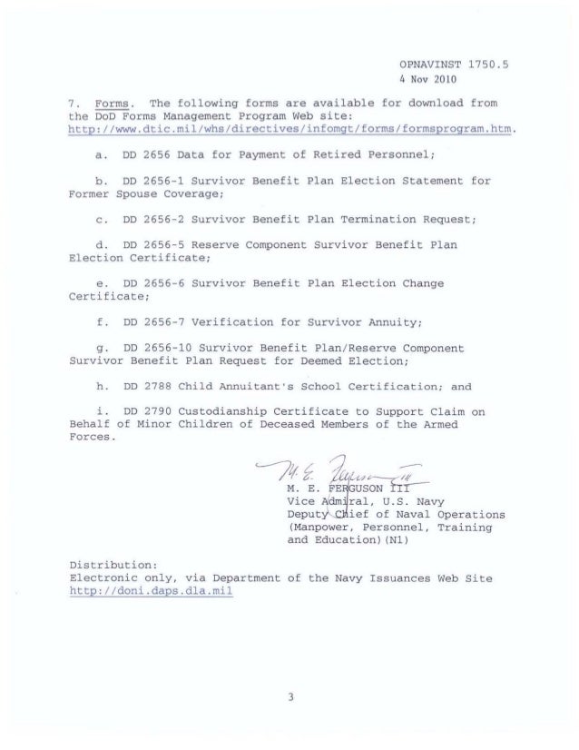 Secretary Of The Navy Manual 5210.1