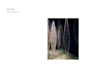 Liminal
steel, wire, and string
 
