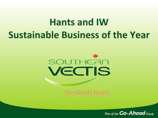 Hants and IW Sustainable Business of the Year 