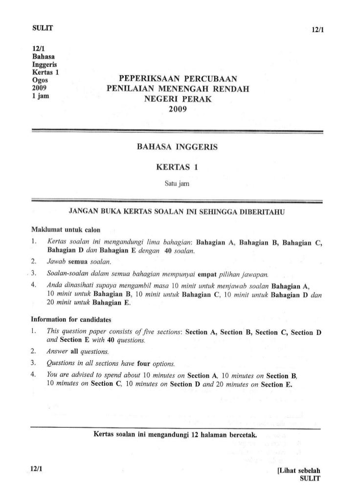 Contoh Jawapan Sejarah Kertas 3 Pembangunan Dan Perpaduan 