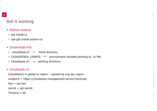 Use case: CloudStack and Ansible | PPT