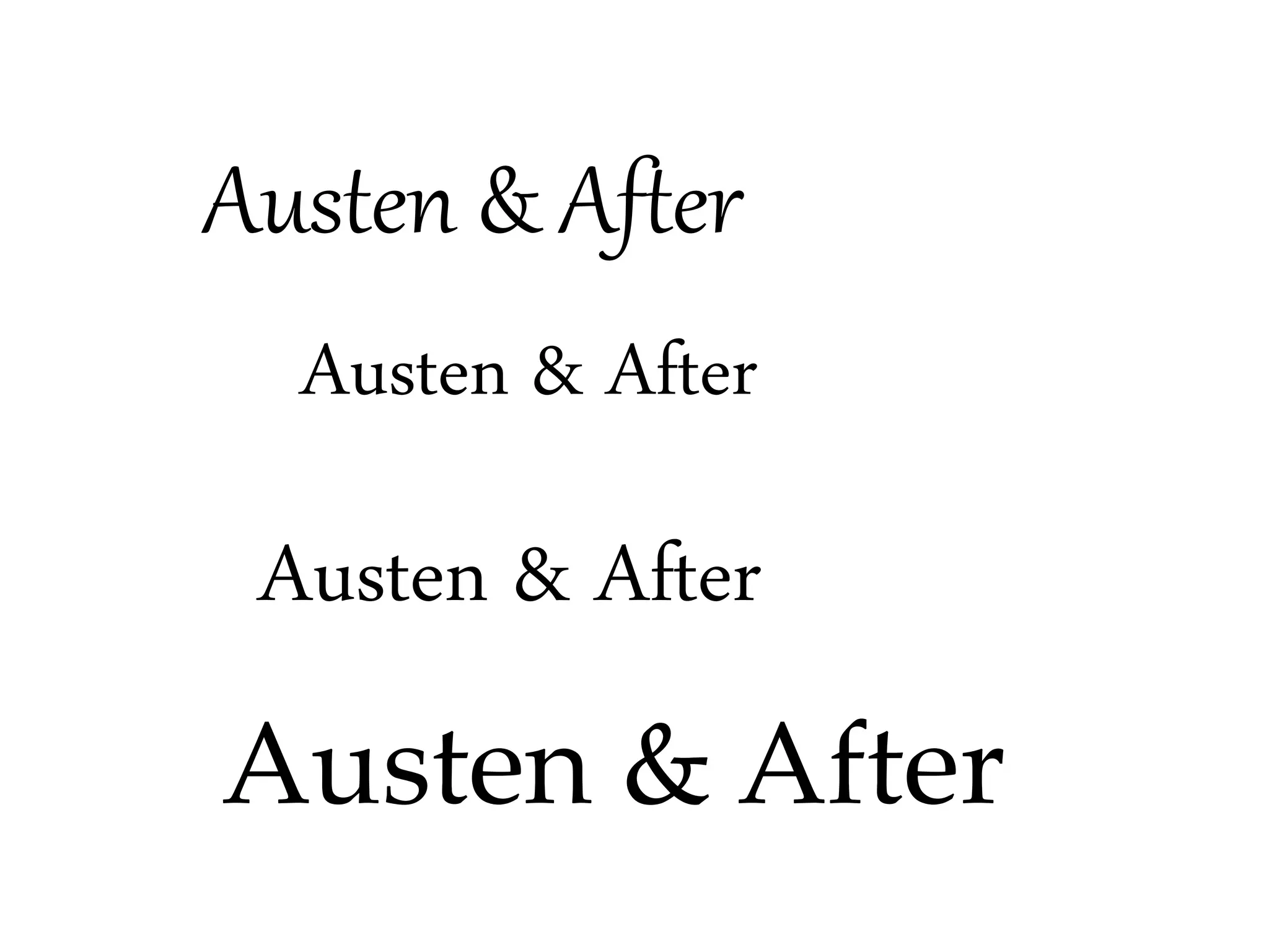 Austen & After
Austen & After
Austen & After
Austen & After
 
