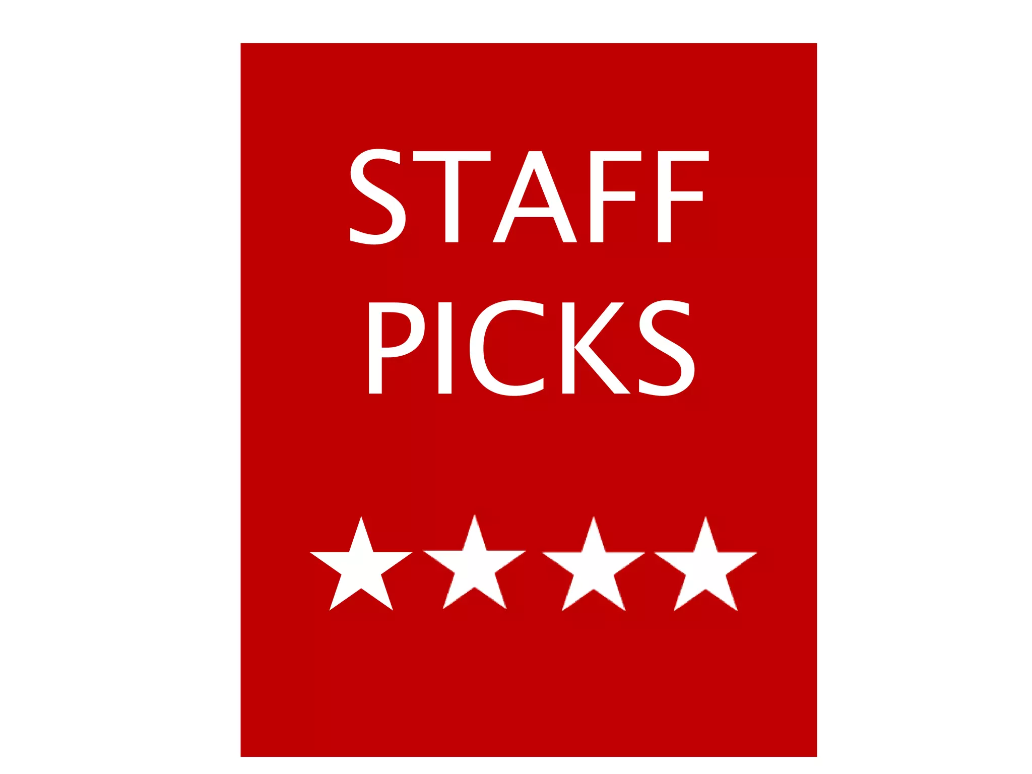 STAFF
PICKS
 