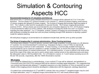 Simulation & Contouring
Aspects HCC
 