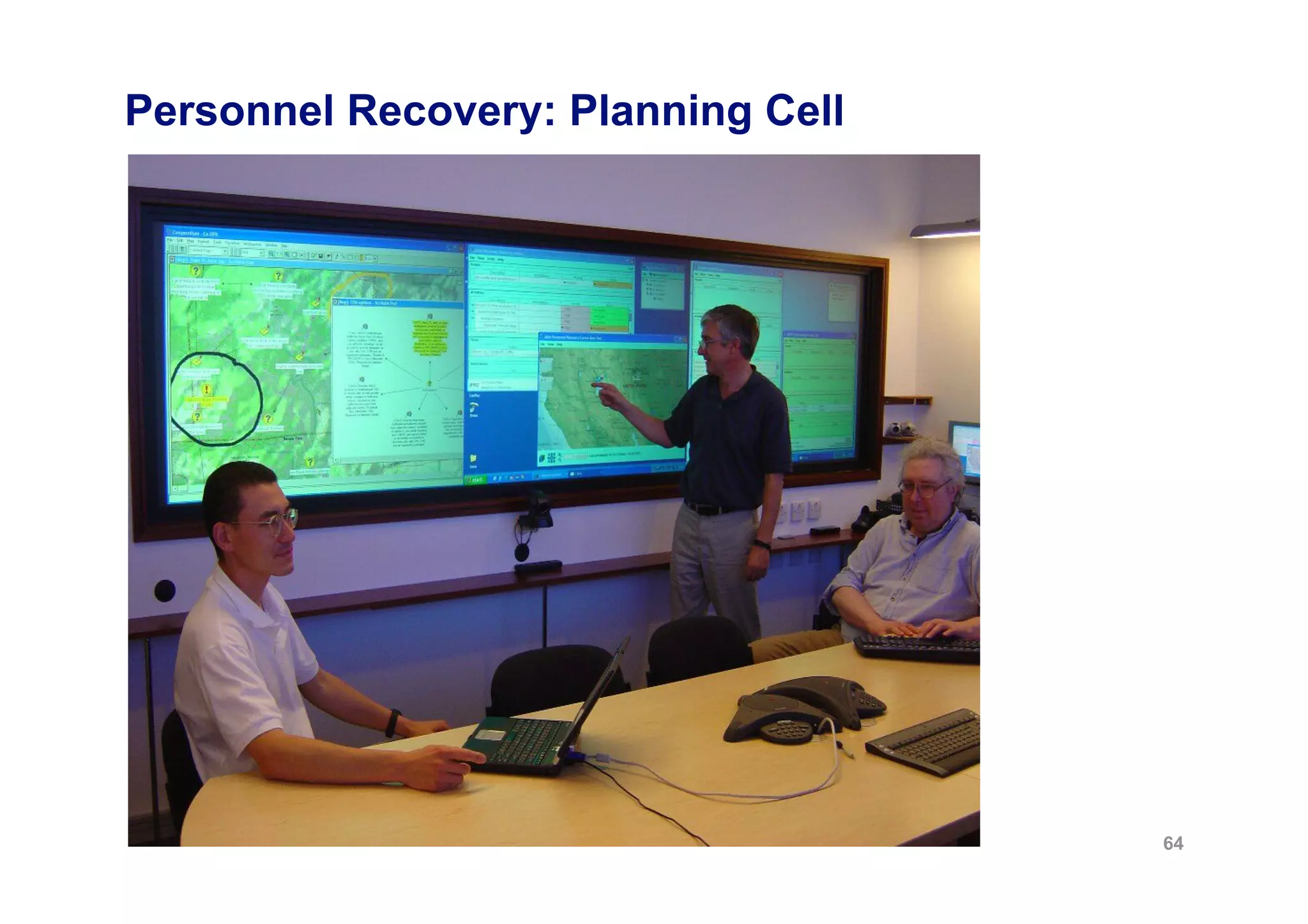 Personnel Recovery: Planning Cell




                                    64
 