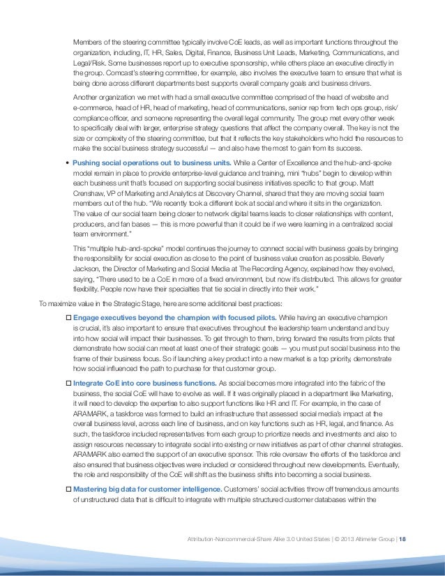 Report The Evolution Of Social Business Six Stages Of Social Media