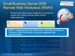 Small Business Server 2008 File Server ve Paylaşımlar