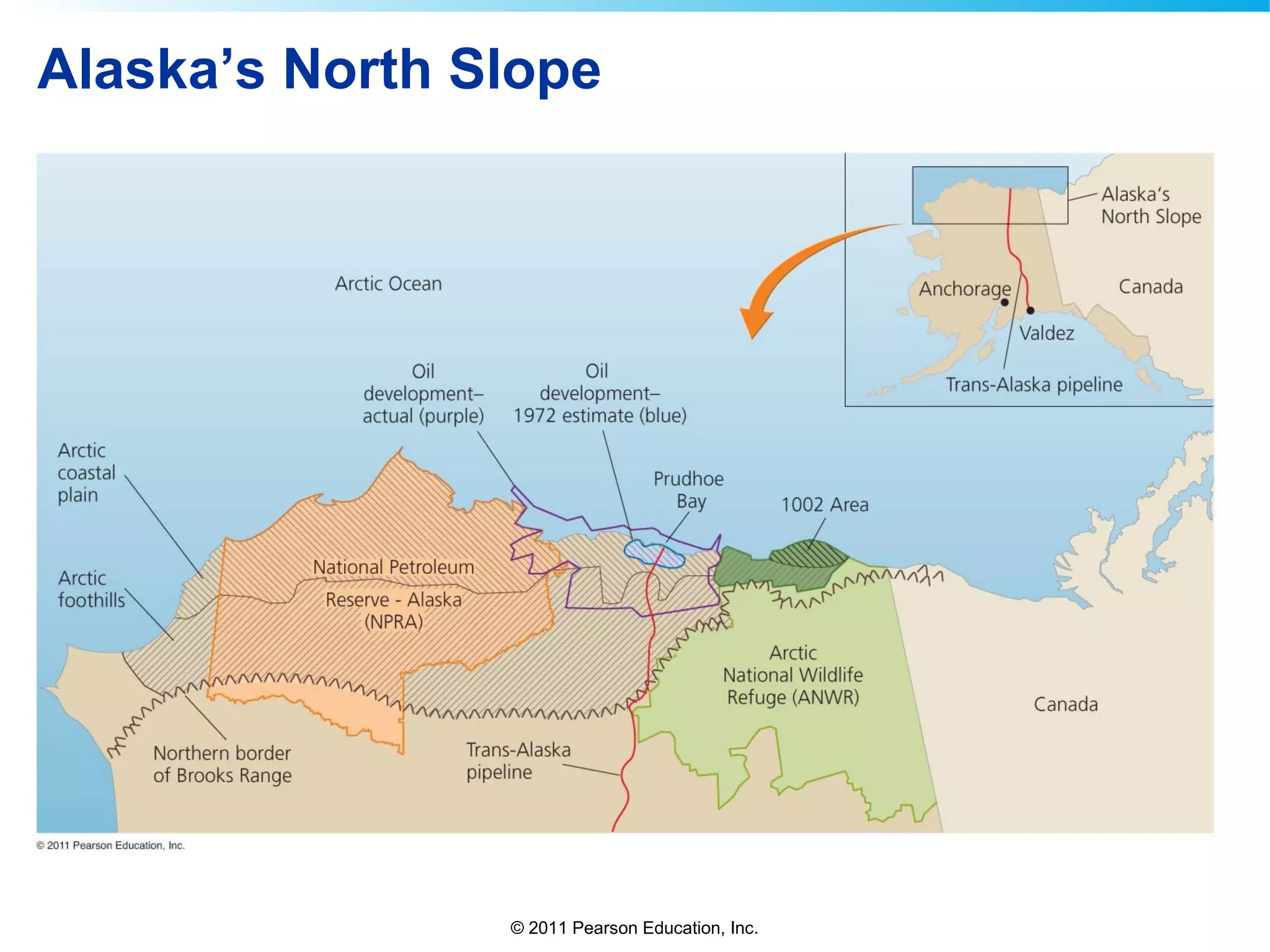 © 2011 Pearson Education, Inc.
Alaska’s North Slope
 