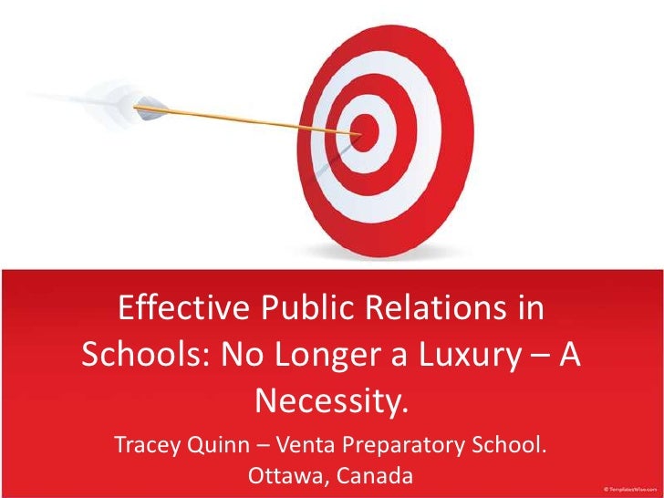 public relations in schools