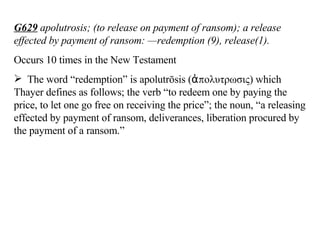 Redemption Ransom Redemption_Part 1 | PPT