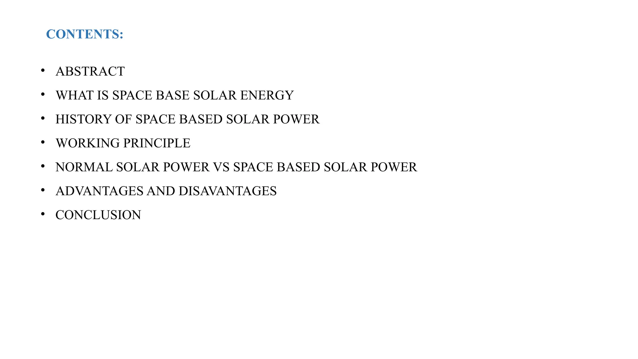 space based solar power powerpoint english | PPTX