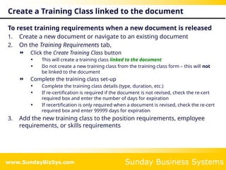 Document control and Employee Training management for ISO 9001 ...