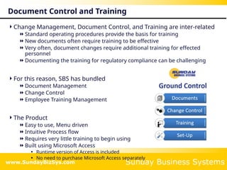 Document control and Employee Training management for ISO 9001 ...