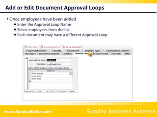 Document control and Employee Training management for ISO 9001 ...