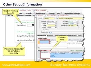 Document control and Employee Training management for ISO 9001 ...