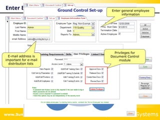 Document control and Employee Training management for ISO 9001 ...