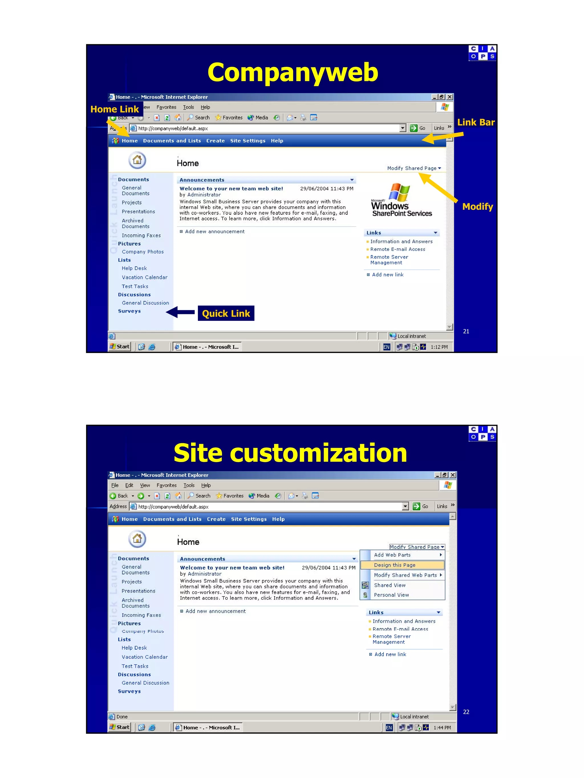 Introduction to Small Business Server Part 3
