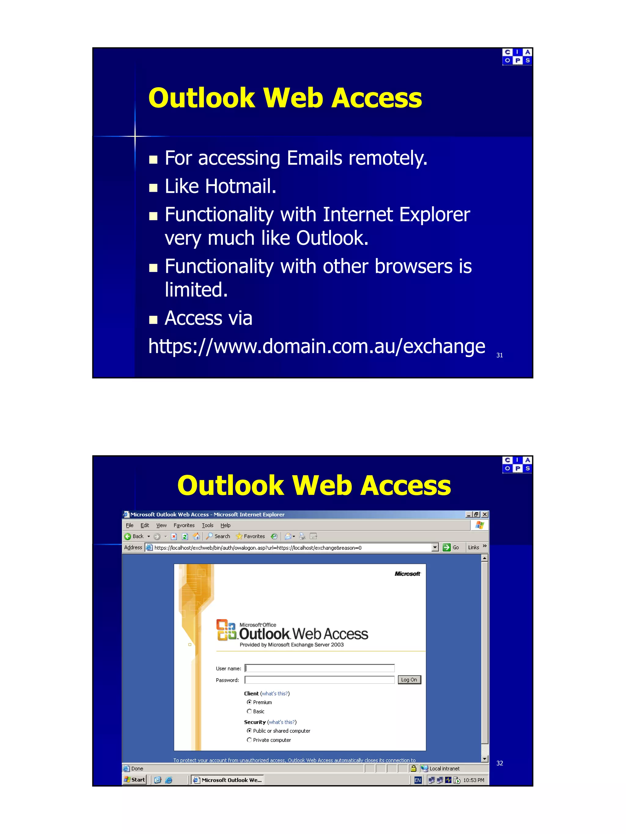Introduction to Small Business Server Part 3