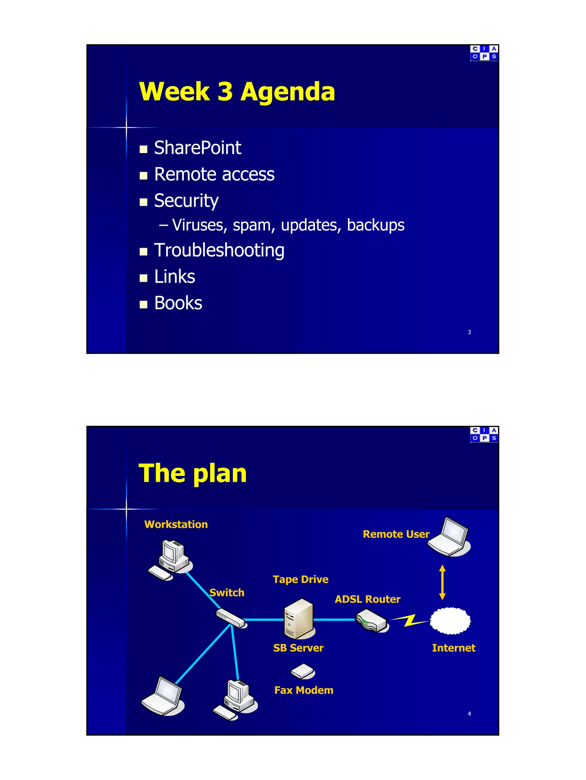 Introduction to Small Business Server Part 3