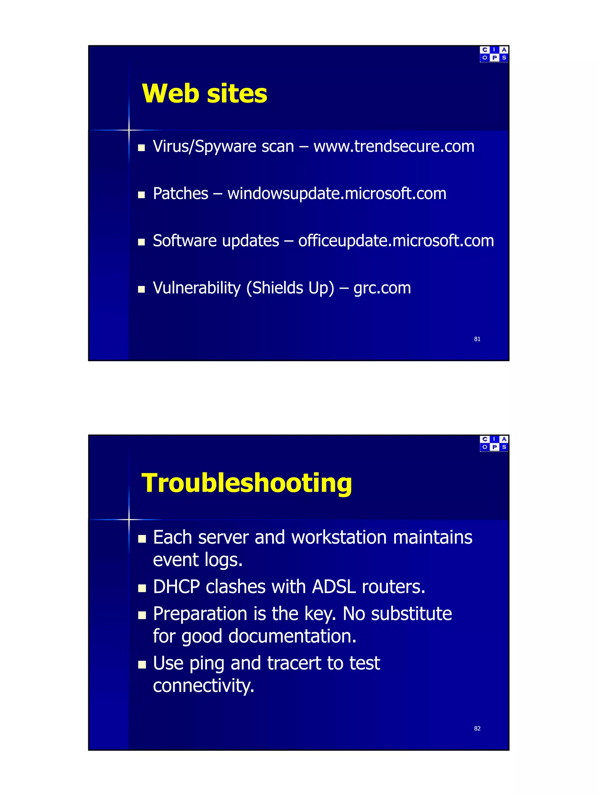 Introduction to Small Business Server Part 3